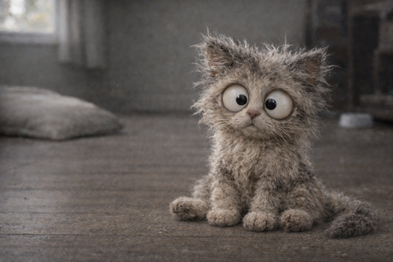 Scaredy the CutiePooz cat
