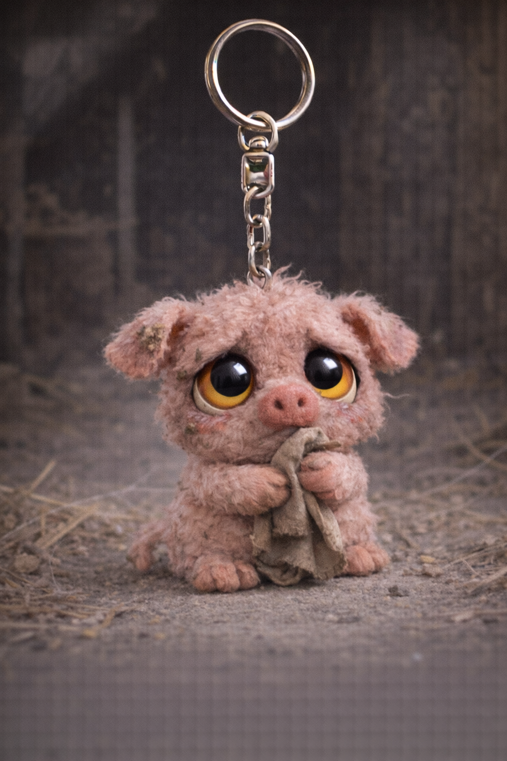 Piggies CutiePooz keychain